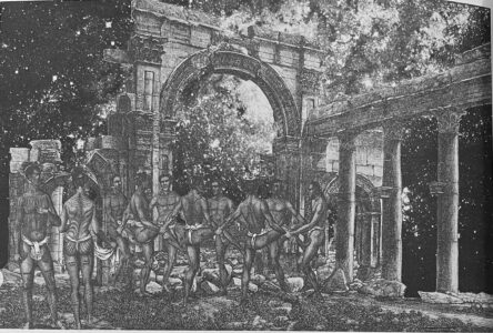 1987, Moon Piece Monologues - 3rd illustration. 1987, 2nd illustration in Moon Piece Monologues. Included in Ecstatic Incisions on p.60.