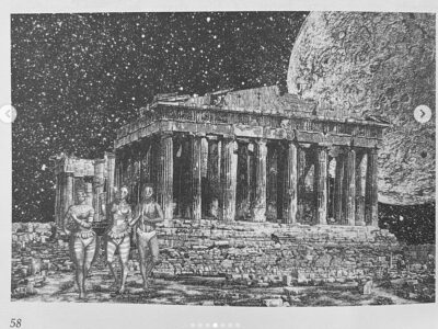 1987, Moon Piece Monologues 1. Included in Ecstatic Incisions on p.58.