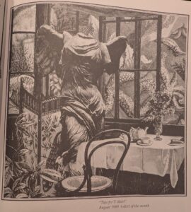 1989, "Two for T-Shirt", August 1989 t-shirt of the month. Included in Ecstatic Incisions, p.37.