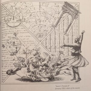 1991. "Jason's Travels II." January 1991 t-shirt of the month. Included in Ecstatic Incisions, p.27.