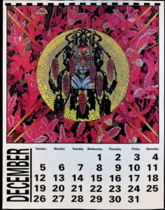 1999, December 1999 Calendar Collage by Freddie Baer