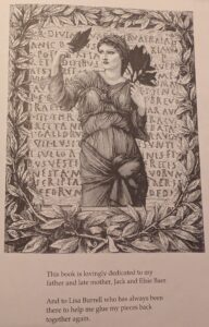 1992. Illustration for "Dedications Page", Ecstatic Incisions, v.