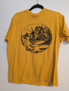 undated, round collage