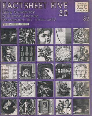 1989, Factsheet Five #30, cover (May 1989)
