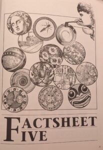 Illustration for Factsheet Five. Included in Ecstatic Incisions, p.41.