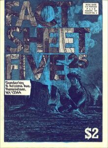 1988, cover of FactSheet Five #25