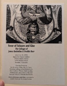 1994, Fever of Scissors and Glue - flyer (artist unknown)