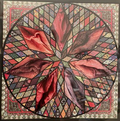 1995, Collage for the VulvArt show poster, April 23, 1995