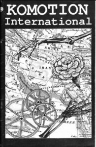 Komotion International 1 cover collage by Freddie Baer