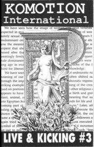 Komotion International 3 cover, collage by Freddie Baer