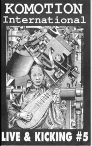 Komotion International 5 cover, collage by Freddie Baer