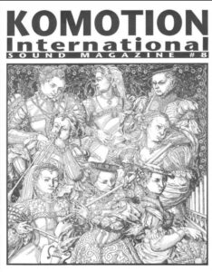 Komotion International 8 cover, collage by Freddie Baer