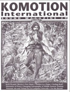 Komotion International 9 cover, collage by Freddie Baer