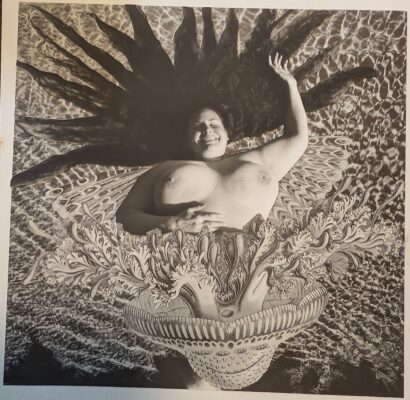 Collage. Included within Ecstatic Incisions, p.11. Photo of Freddie by Jill Schutts.