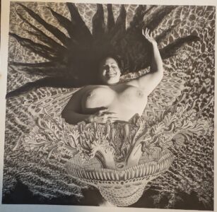 Collage. Included within Ecstatic Incisions, p.11. Photo of Freddie by Jill Schutts.