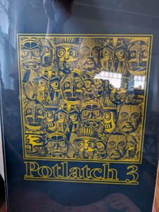 1994, Potlatch 3 - framed print with reflection