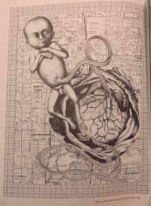 Illustration for Science Fiction Eye #9, included in Ecstatic Incisions, p.50