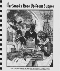 1993, cover of Her Smoke Rose Up from Supper, a Tiptree Award fundraiser cookbook