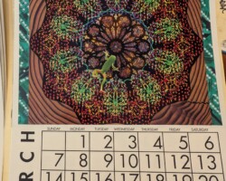 1992 - Calendar Collage, March 1993, by Freddie Baer